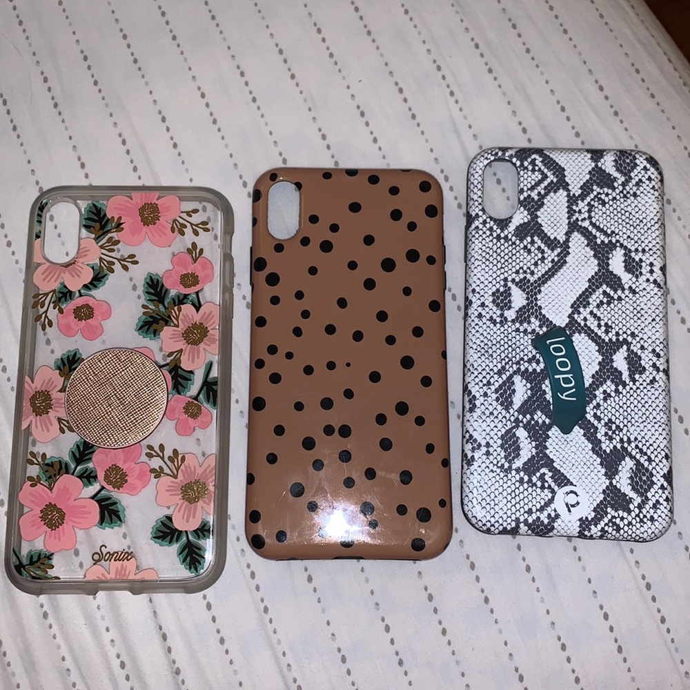 iPhone XS MAX case bundle. 3 iPhone cases.